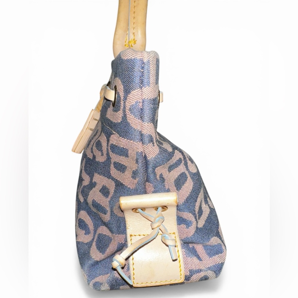 Dooney & Bourke Vintage Denim Y2K Shoulder Bag - Picture 6 of 9